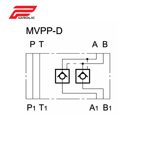  قفل کن زیر شیری AB مدل MVVP-D-50 سیمبل