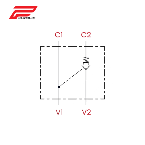سمبل هیدرولیک قفل کن کتابی VBS